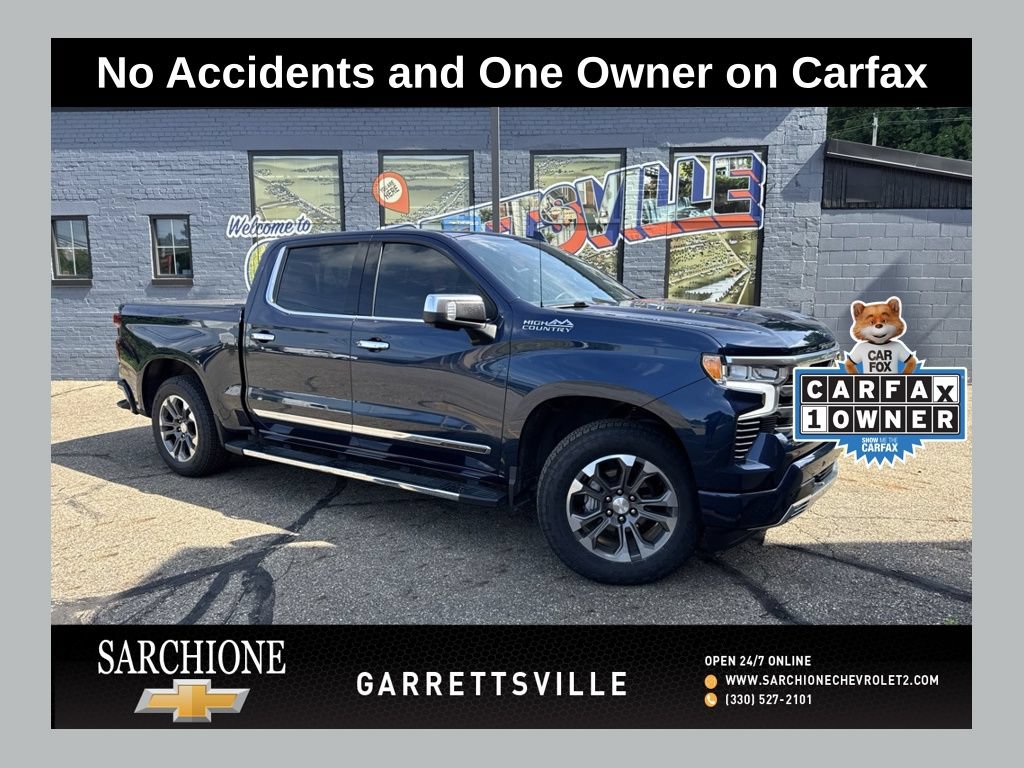 Used 2022 Chevrolet Silverado 1500 High Country w/ Technology Package AWD/4WD video 1
