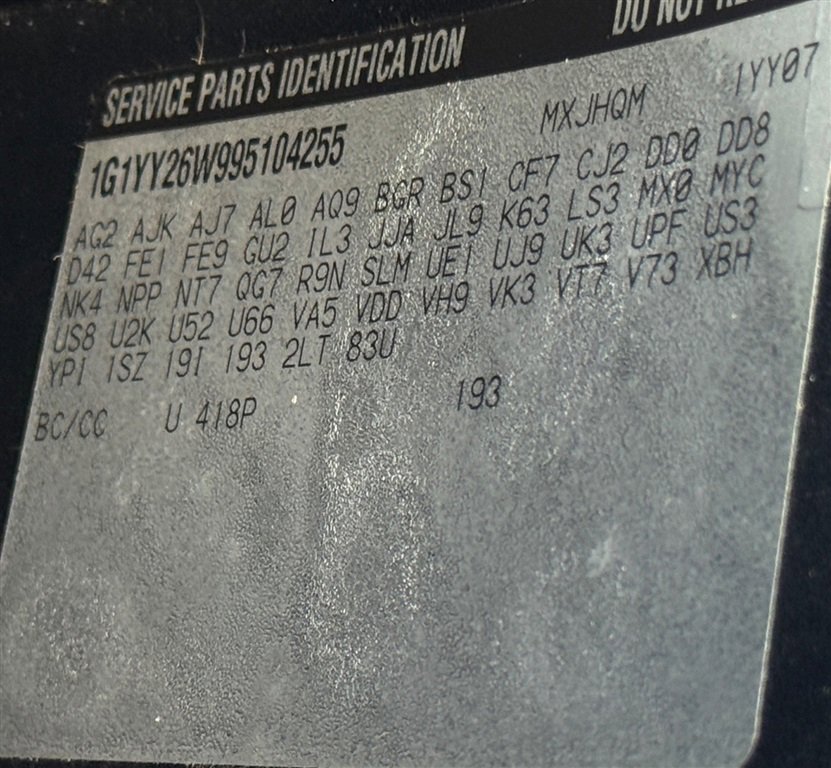 Used 2009 Chevrolet Corvette Coupe w/ Preferred Equipment Group image 45