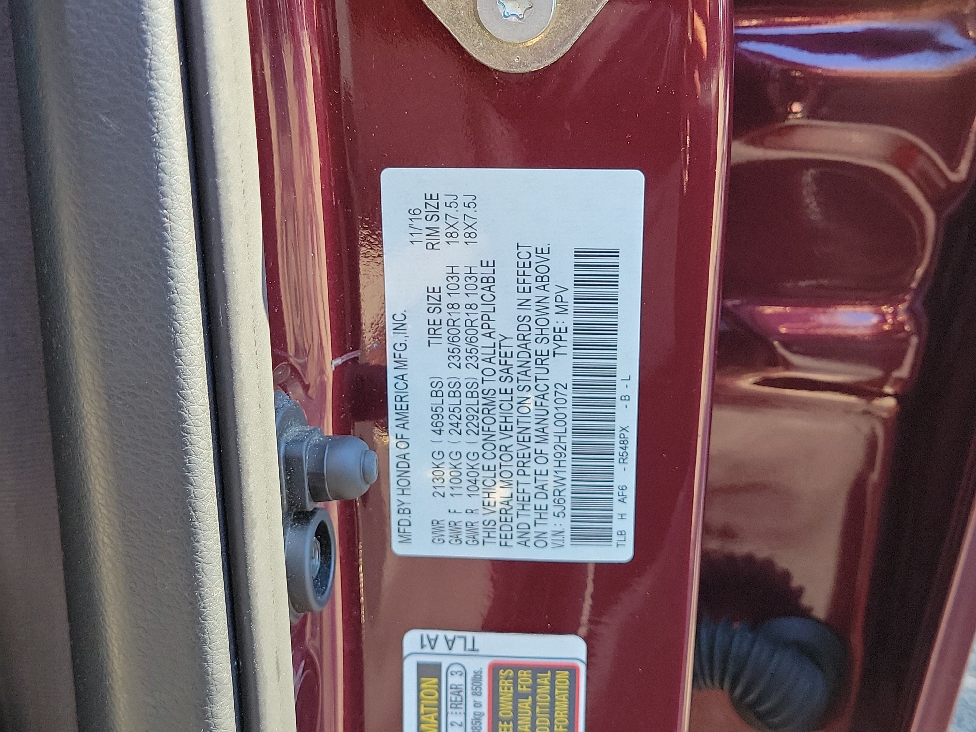 Used 2017 Honda CR-V Touring image 32