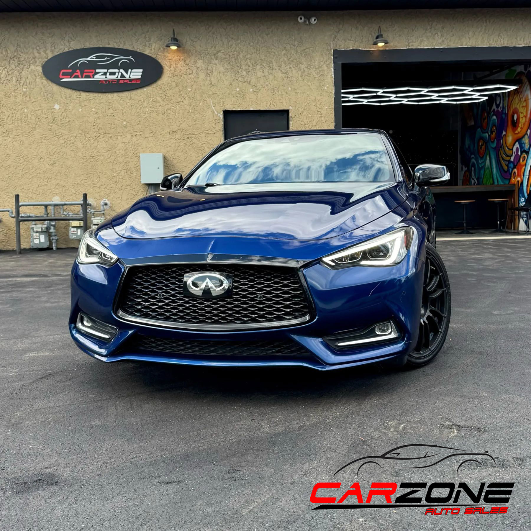 Used 2017 INFINITI Q60 Red Sport 400