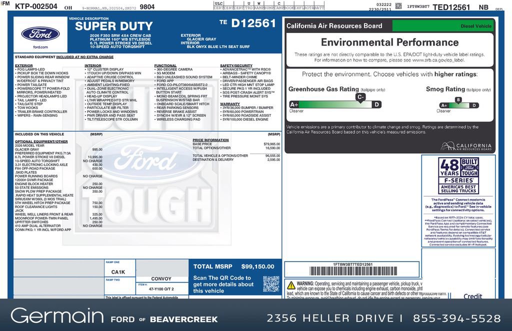 New 2026 Ford F350 Platinum image 32