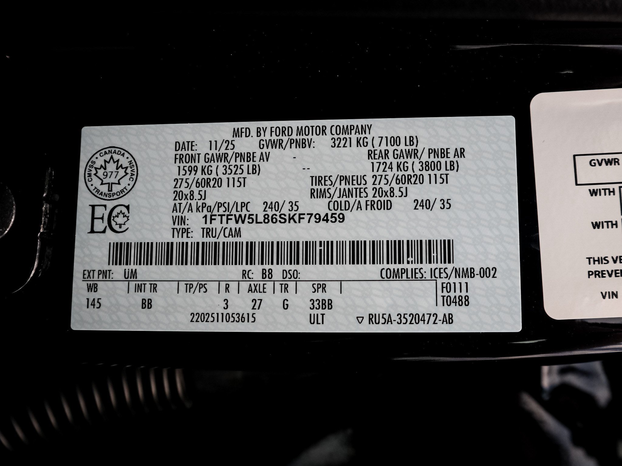 Used 2025 Ford F150 Lariat AWD/4WD image 35