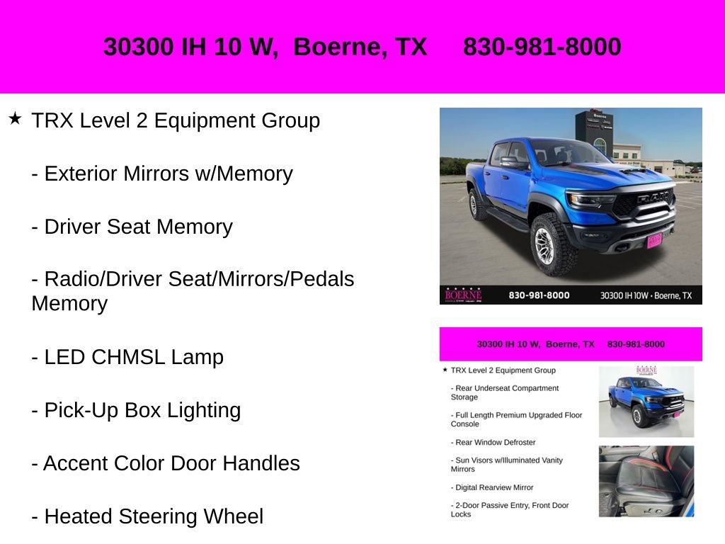 Used 2023 RAM 1500 TRX w/ TRX Level 2 Equipment Group AWD/4WD image 40