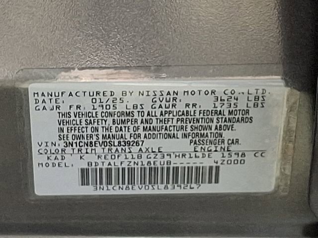 Used 2025 Nissan Versa SV FWD image 26