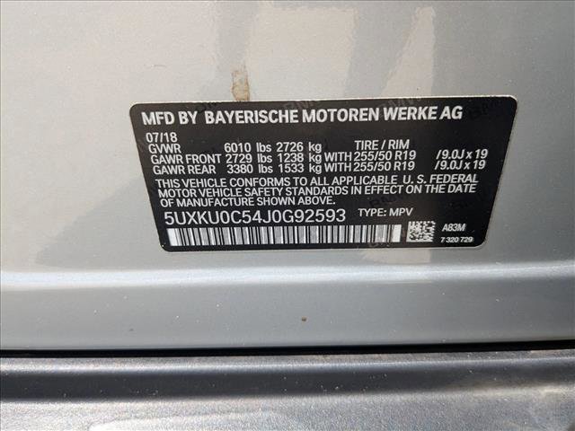 Used 2018 BMW X6 sDrive35i w/ Driving Assistance Package image 22