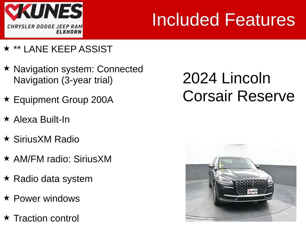 Used 2024 Lincoln Corsair Reserve image 3