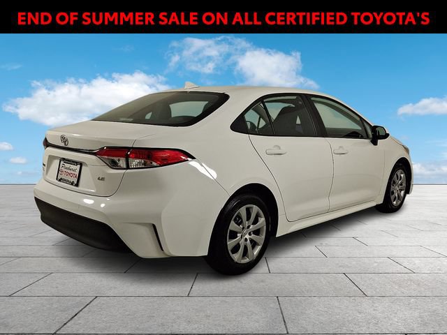Certified 2025 Toyota Corolla LE FWD image 8