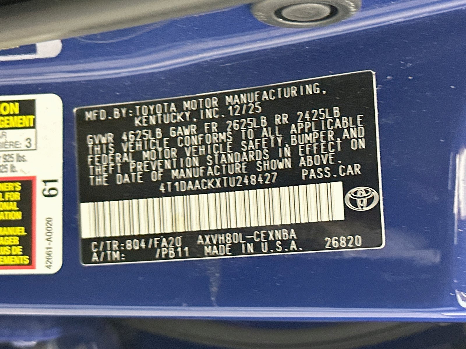 Certified 2026 Toyota Camry LE w/ Preferred Package 2 (TMS) FWD image 31