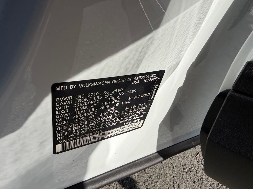 New 2026 Volkswagen Atlas SE image 29