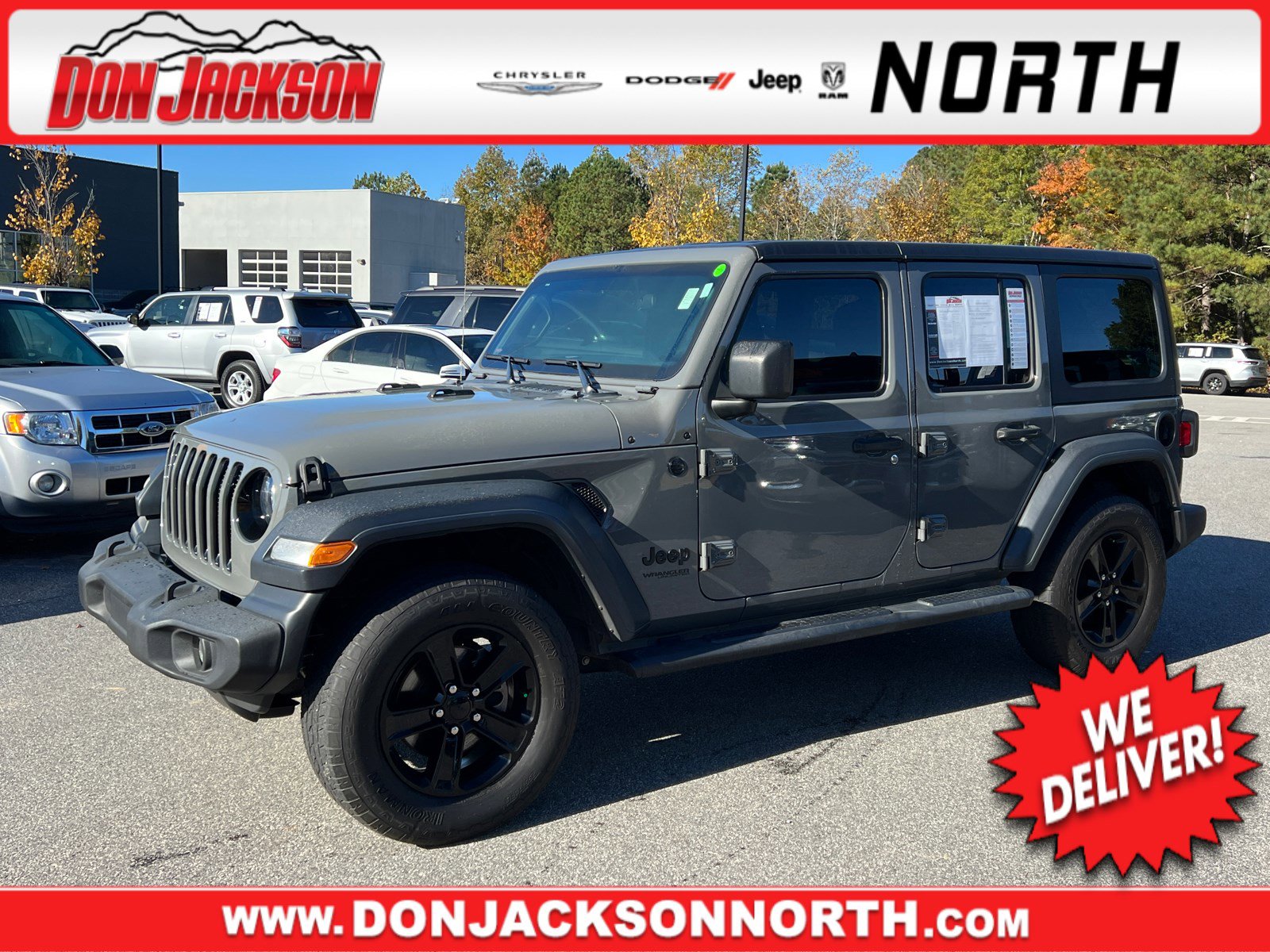 Used 2020 Jeep Wrangler Unlimited Sport