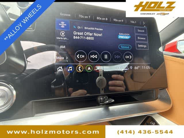 Certified 2022 Chevrolet Corvette Stingray Preferred Cpe w/ Engine Appearance Package RWD image 14