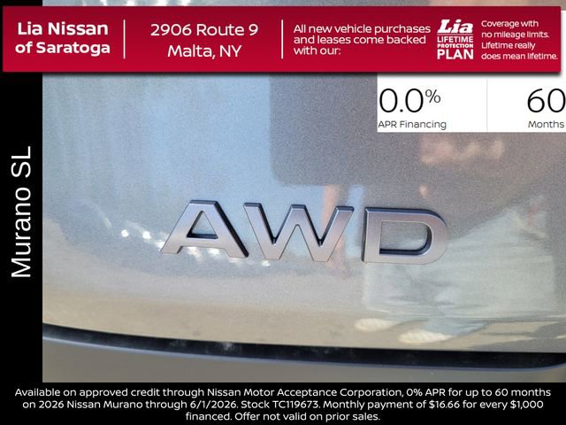 New 2026 Nissan Murano SL AWD/4WD image 6