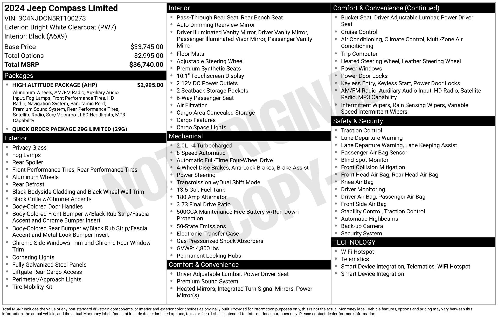 Used 2024 Jeep Compass Limited w/ High Altitude Package image 4