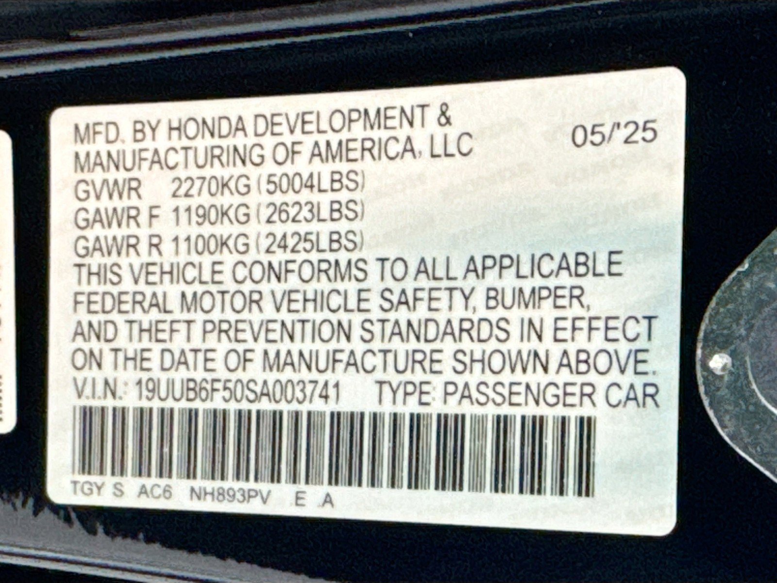 Used 2025 Acura TLX SH-AWD w/ A-SPEC Pkg image 31