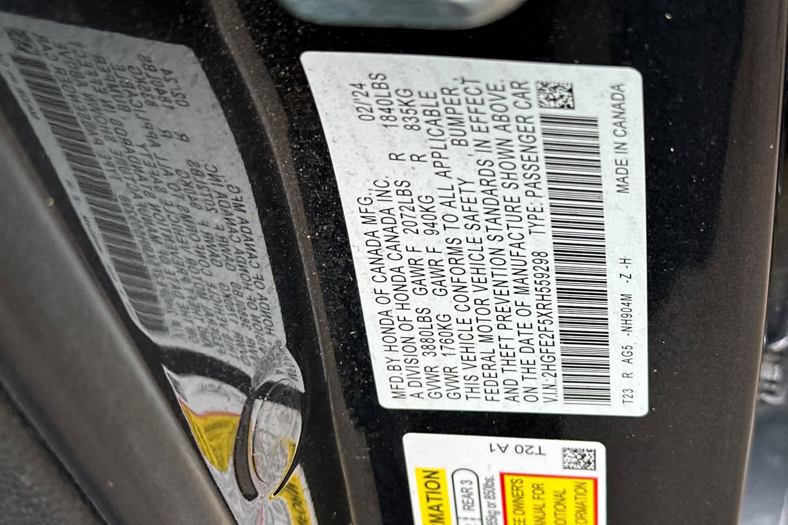 Used 2024 Honda Civic Sport image 27