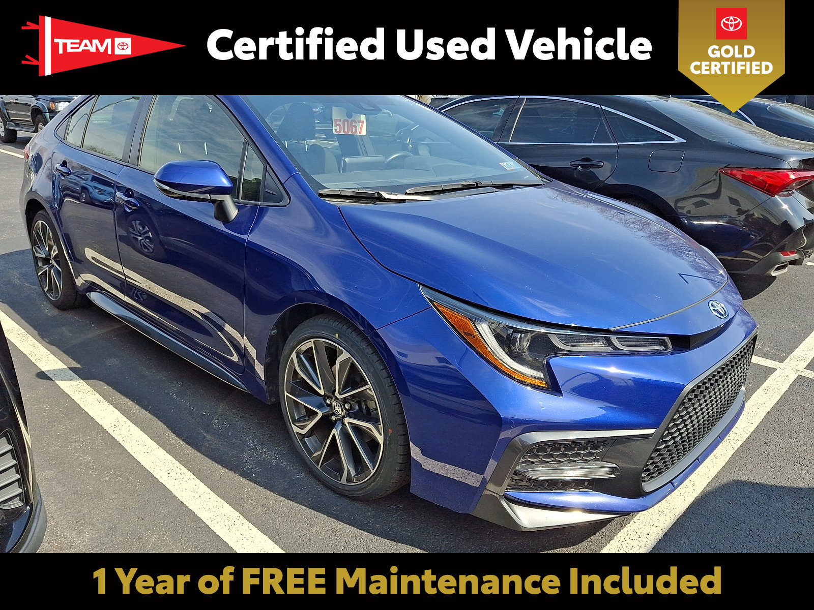 Certified 2021 Toyota Corolla SE w/ SE Premium Package image 1