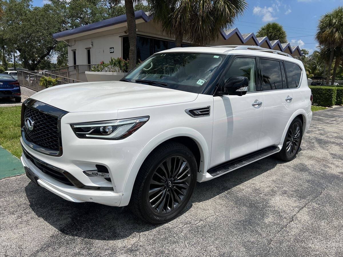 Used 2023 INFINITI QX80 Premium Select w/ All-Season Package AWD/4WD image 2