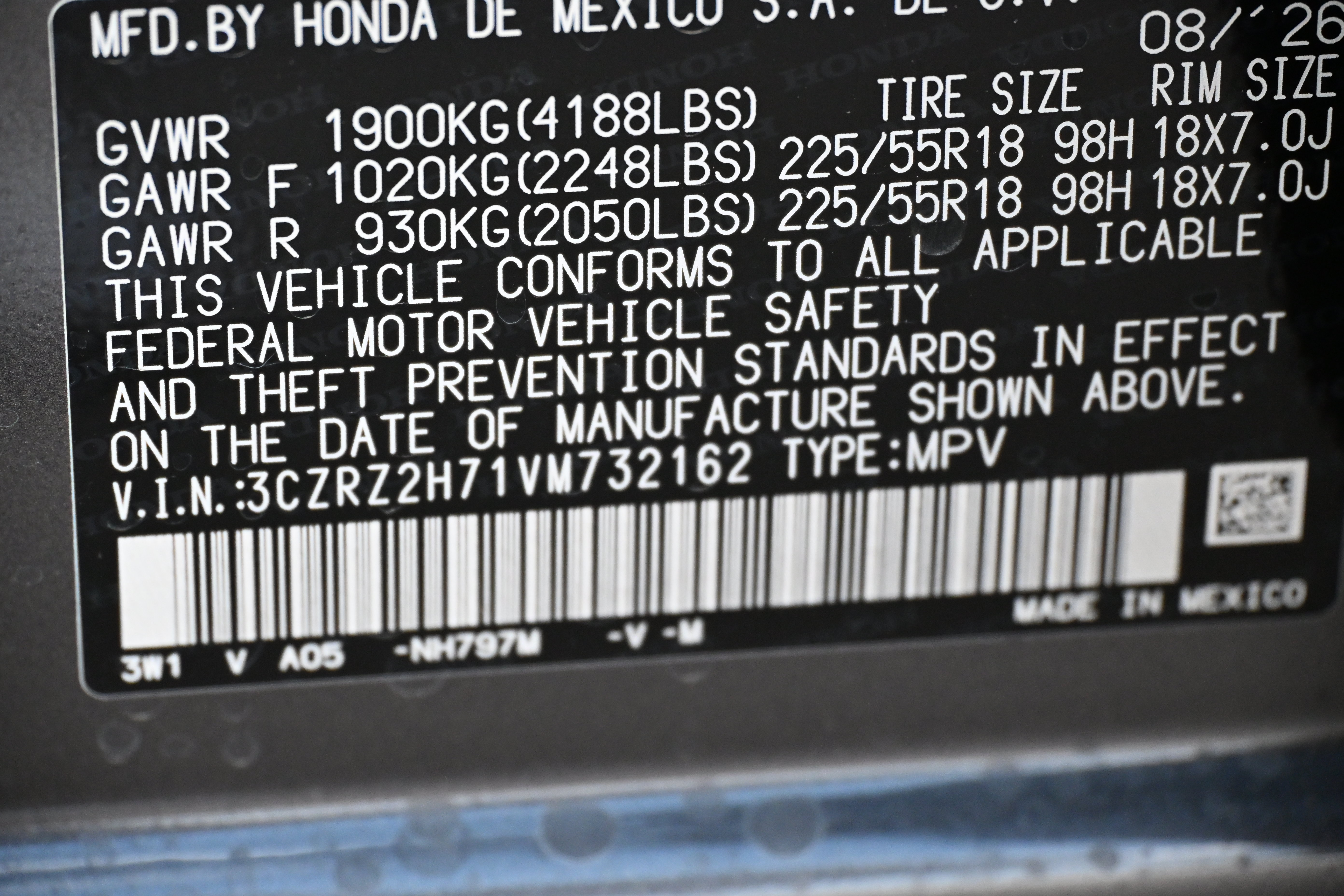 New 2027 Honda HR-V EX-L image 27