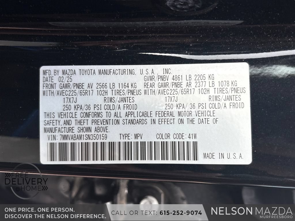 Certified 2025 MAZDA CX-50 AWD 2.5 S w/ Cargo Package image 30