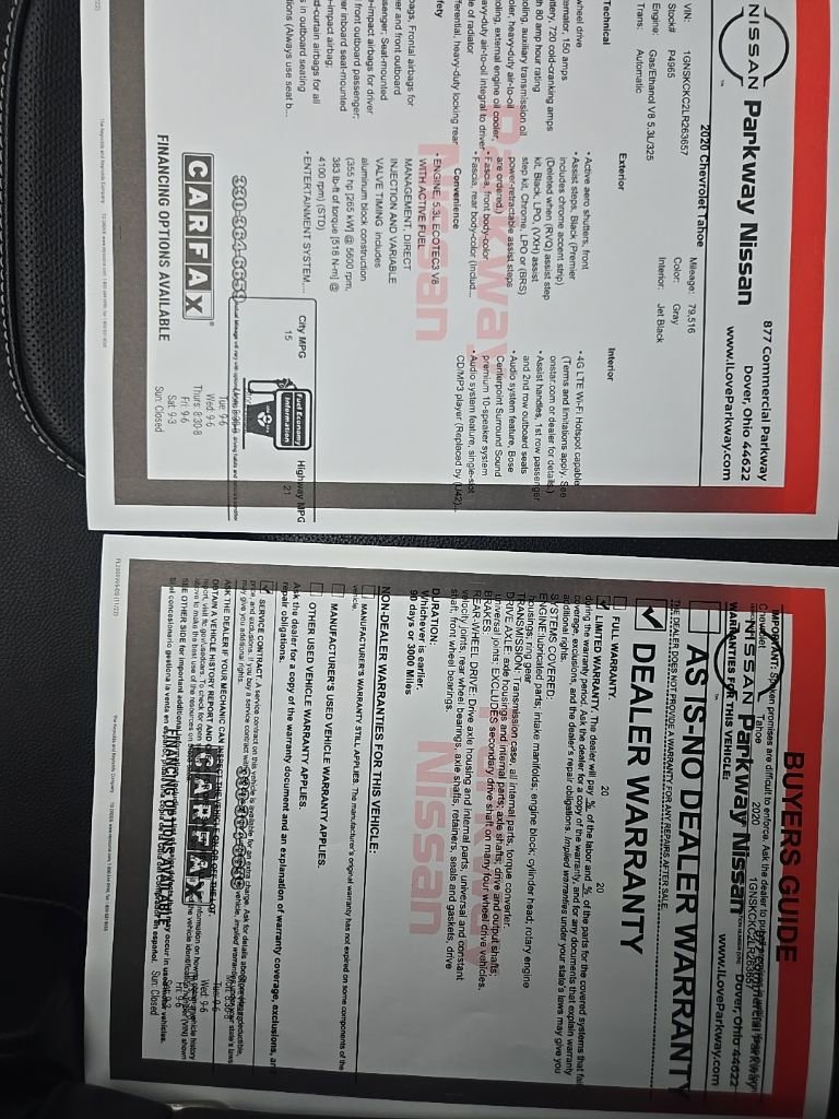 Used 2020 Chevrolet Tahoe Premier image 47