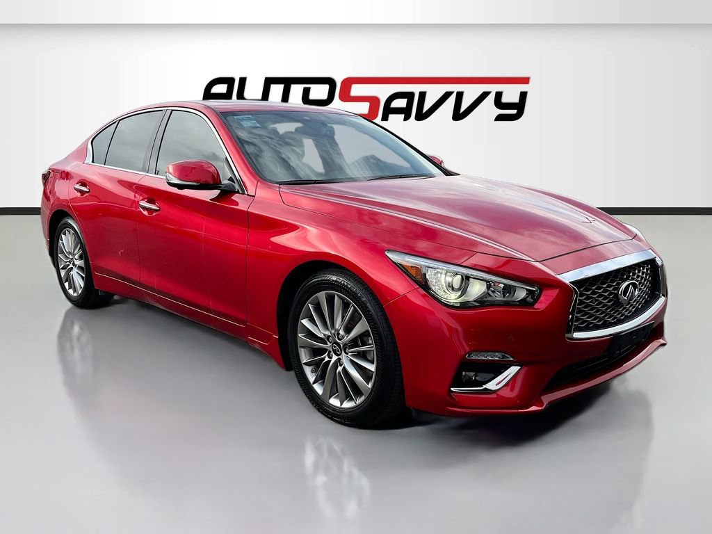 Used 2023 INFINITI Q50 Luxe w/ Cargo Package