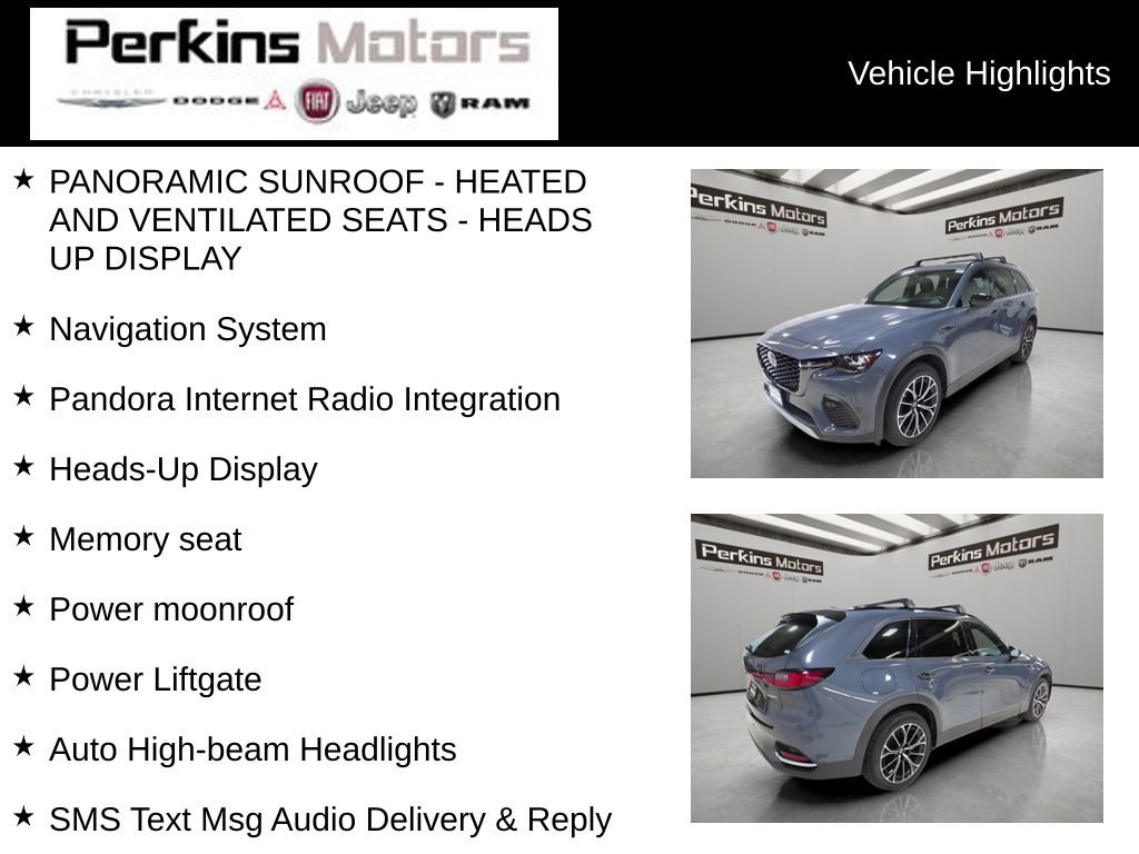 Used 2025 MAZDA CX-70 Plug-In Hybrid w/ Premium Plus AWD/4WD image 7