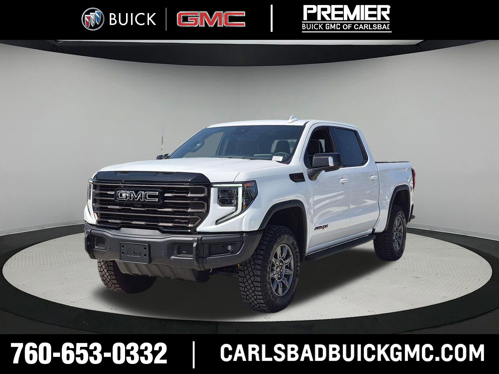 New 2026 GMC Sierra 1500 AT4X w/ LPO, Black Badging Package