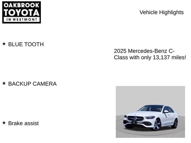 Used 2025 Mercedes-Benz C 300 Sedan image 5