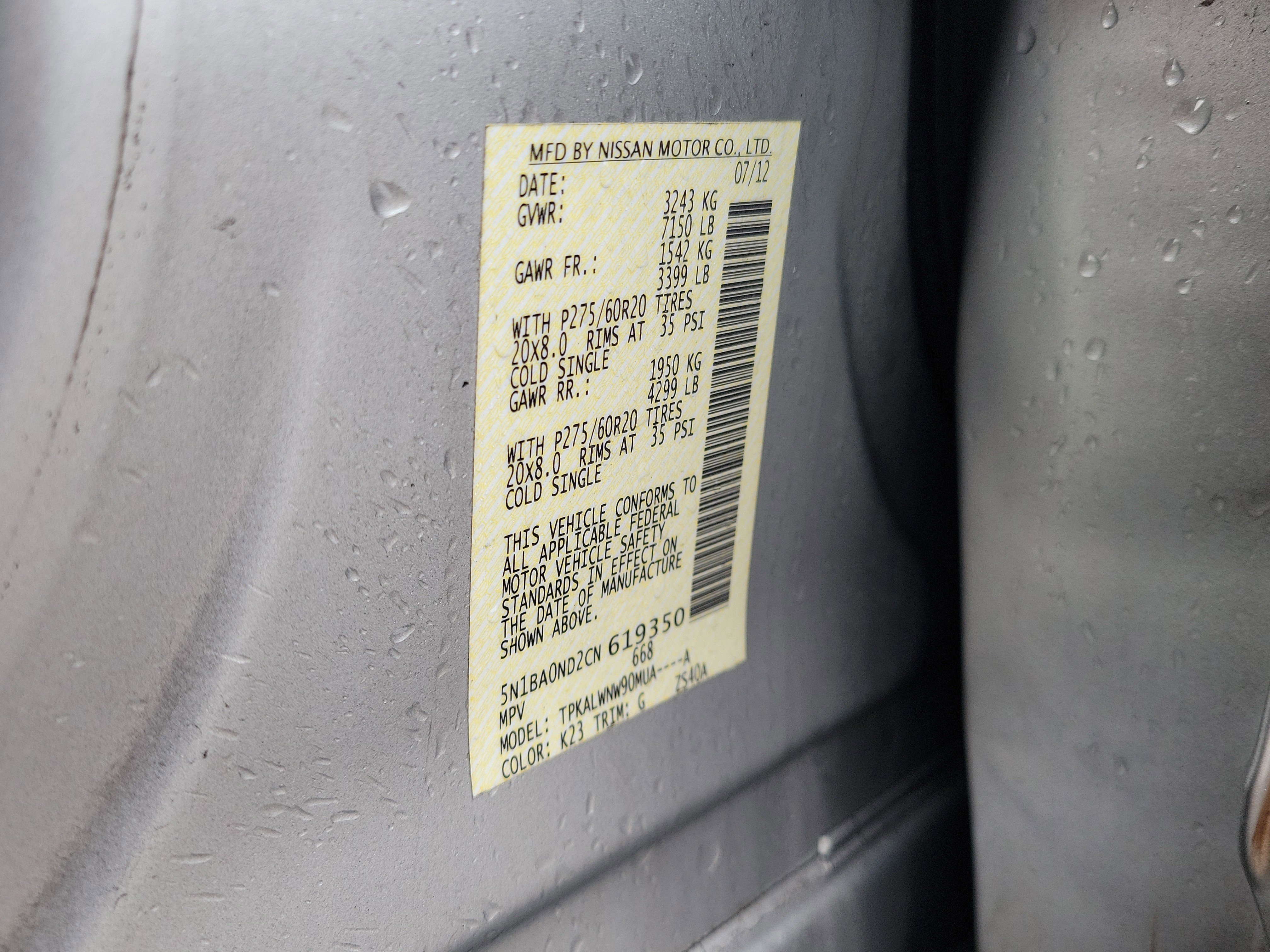 Used 2012 Nissan Armada Platinum image 31