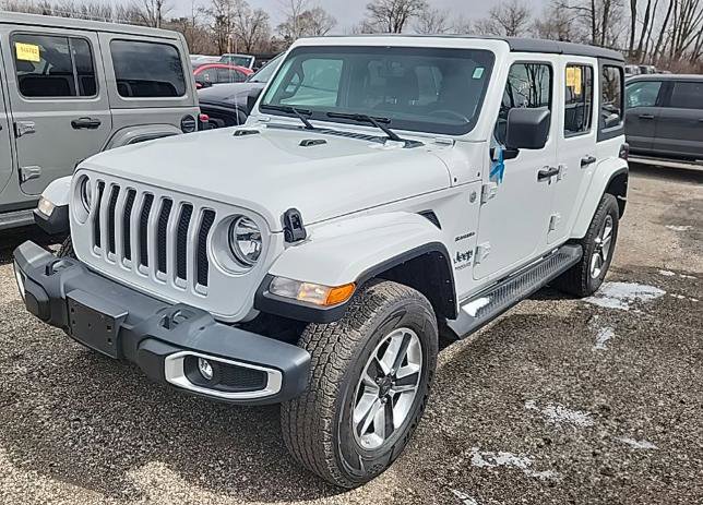 Used 2021 Jeep Wrangler Unlimited Sahara w/ Uconnect 4C Nav & Sound Group image 2