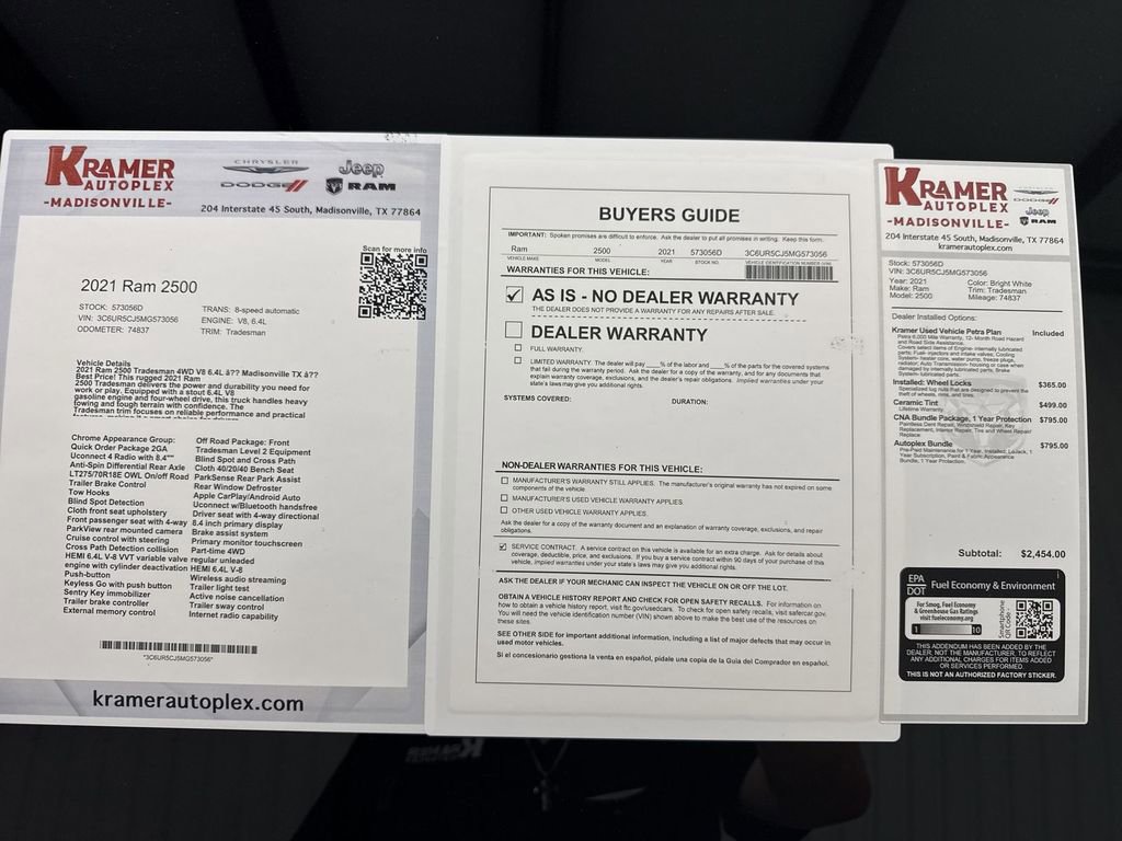 Used 2021 RAM 2500 Tradesman image 35