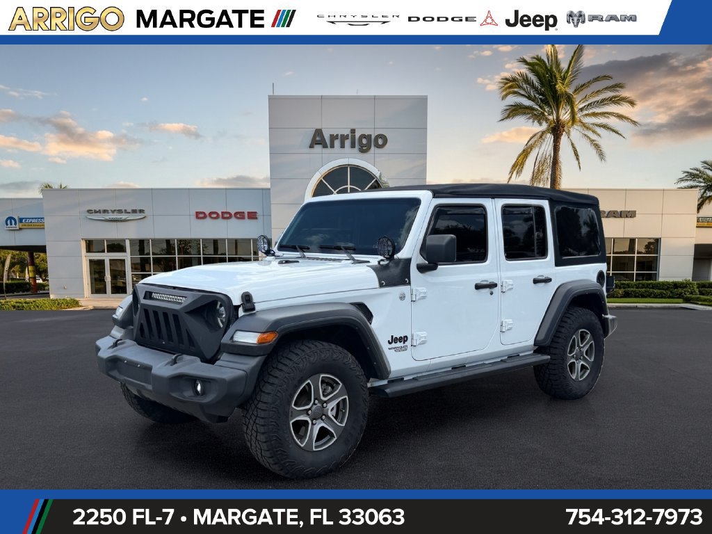 Certified 2021 Jeep Wrangler Unlimited Sport AWD/4WD image 3