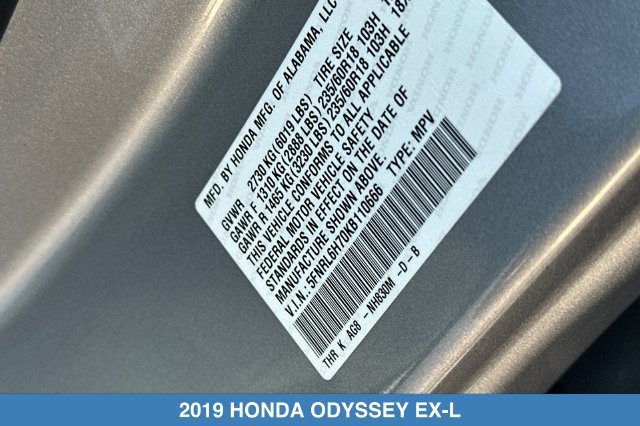 Used 2019 Honda Odyssey EX-L image 31