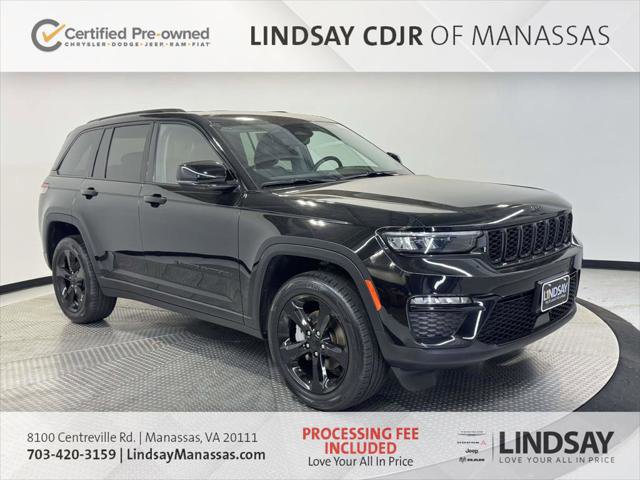 Certified 2023 Jeep Grand Cherokee Limited w/ Black Appearance Package AWD/4WD image 1