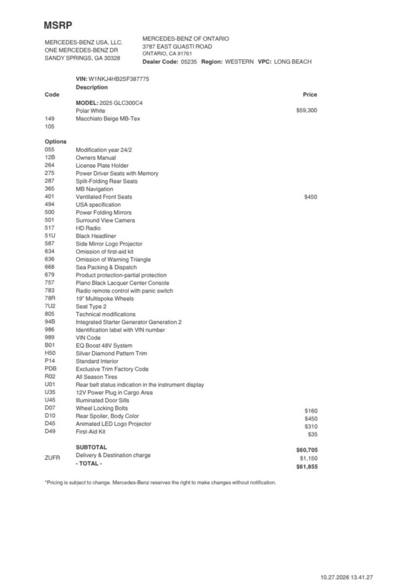 Certified 2025 Mercedes-Benz GLC 300 4MATIC image 35