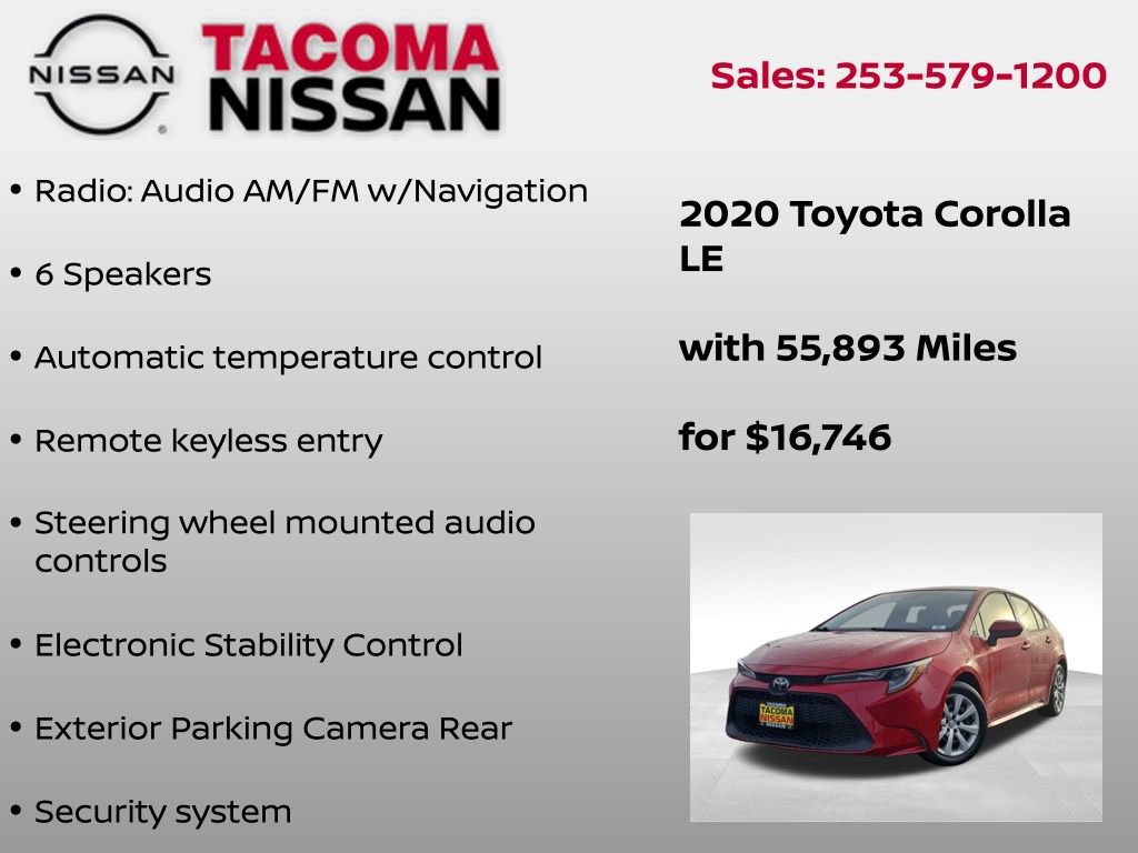 Used 2020 Toyota Corolla LE image 6
