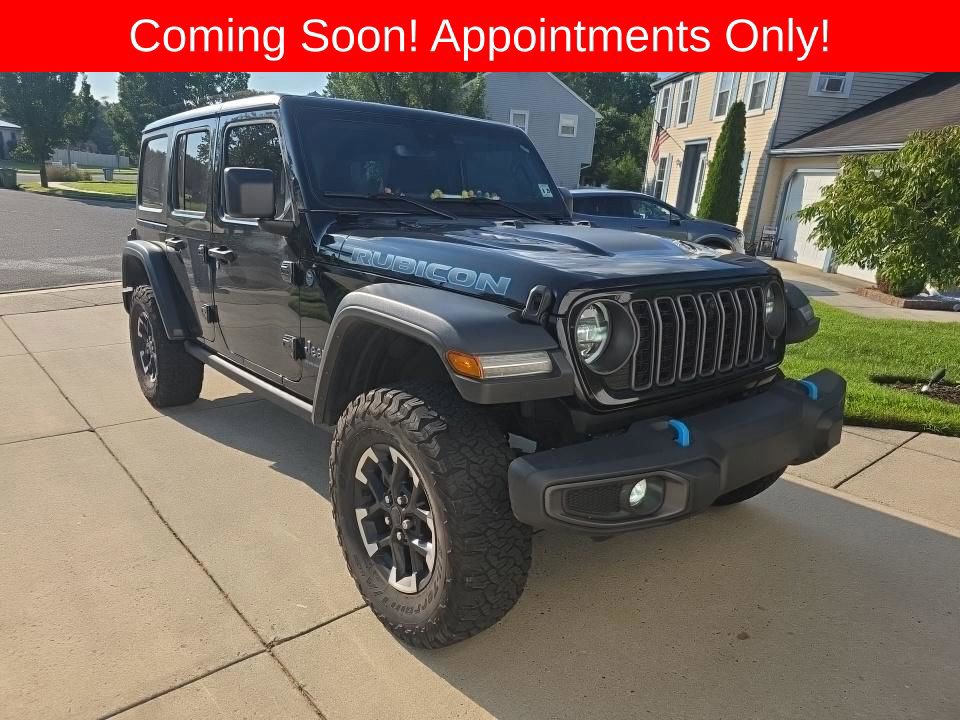 Used 2024 Jeep Wrangler Unlimited Rubicon 4xe w/ Technology Group AWD/4WD image 1