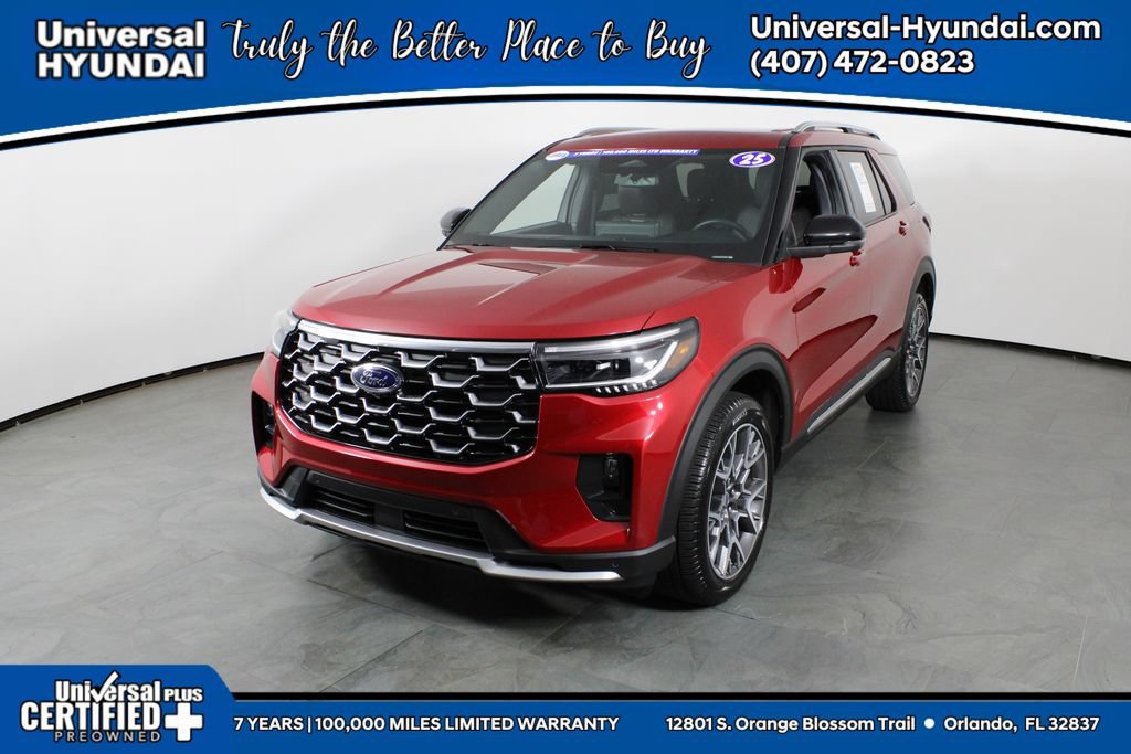 Used 2025 Ford Explorer Platinum w/ Ultimate Package