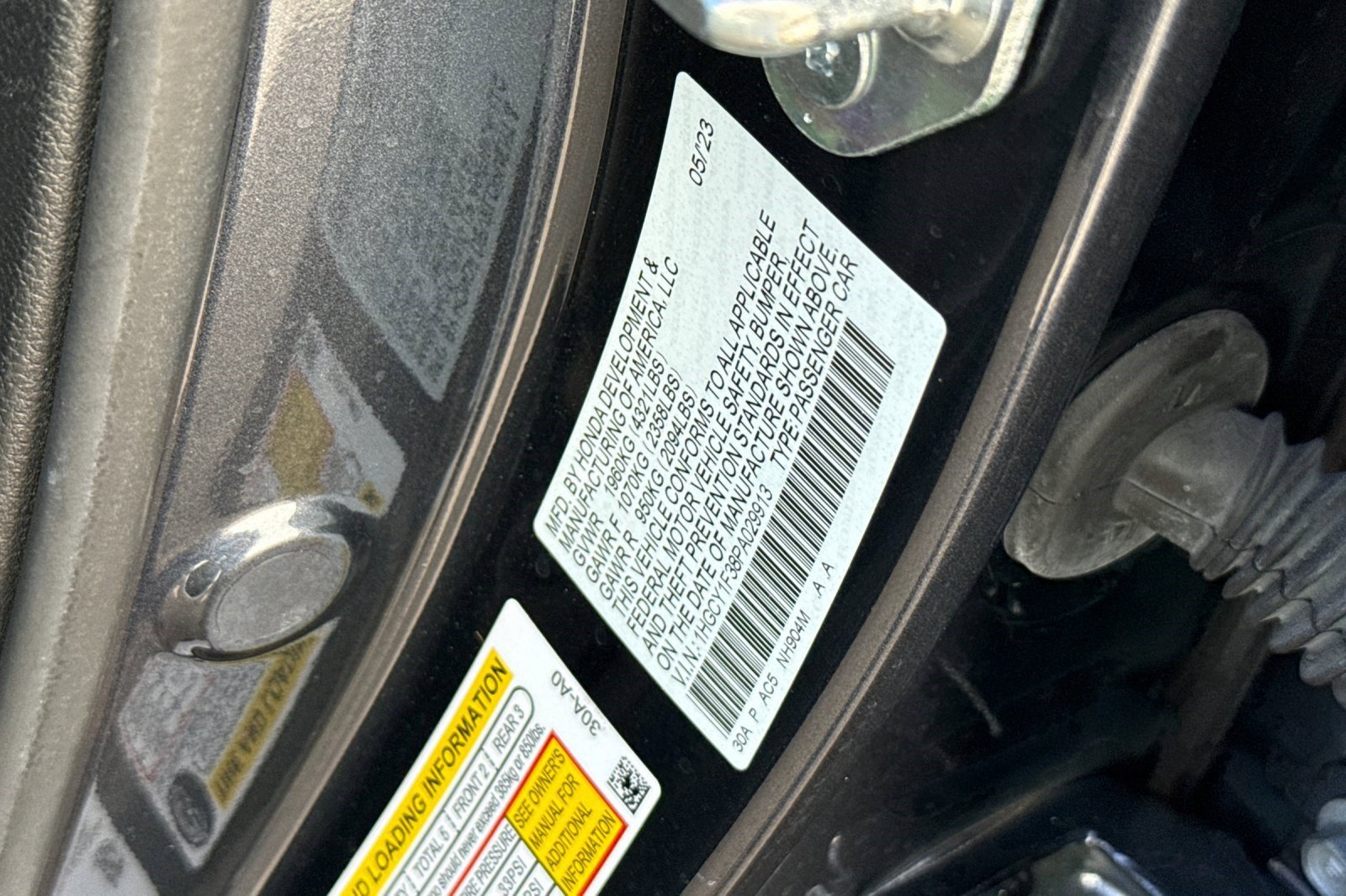 Certified 2023 Honda Accord EX image 22