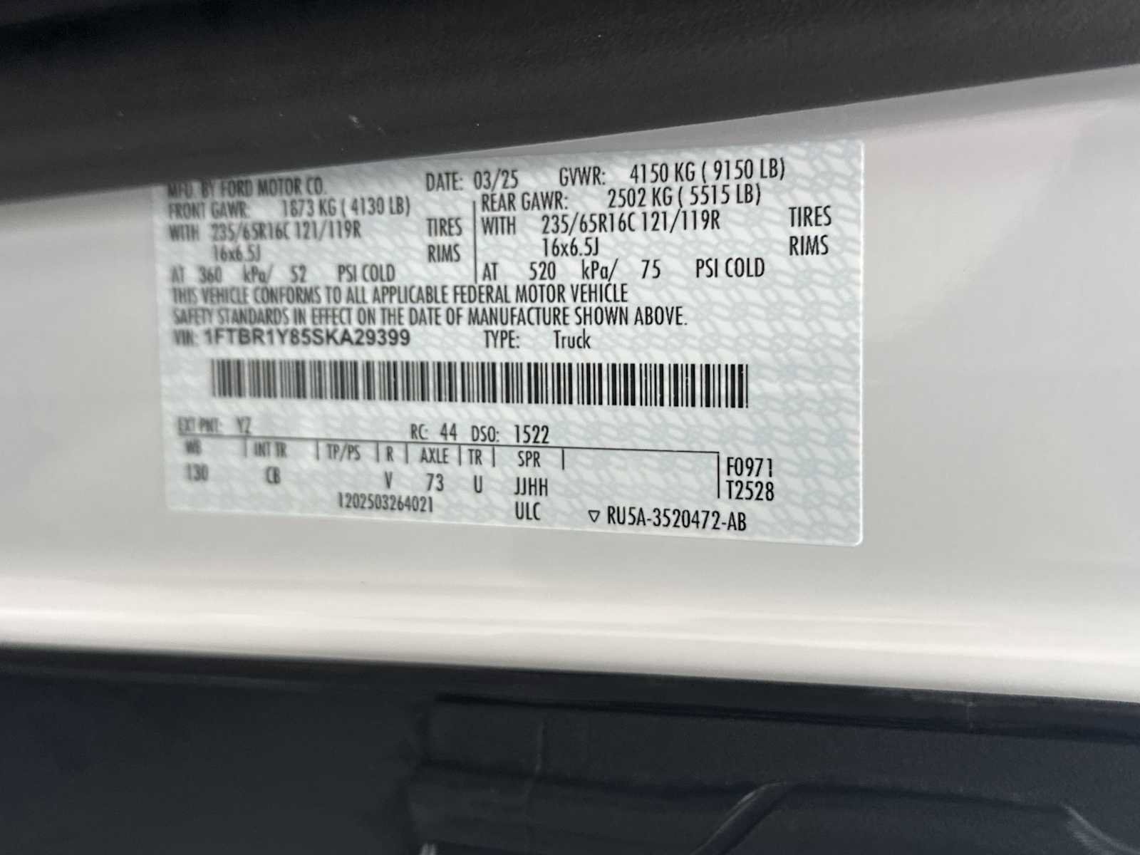 Used 2025 Ford Transit 250 Low Roof w/ Exterior Upgrade Package RWD image 36