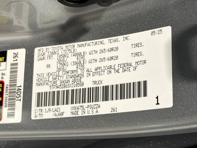 Certified 2025 Toyota Tundra Platinum AWD/4WD image 26
