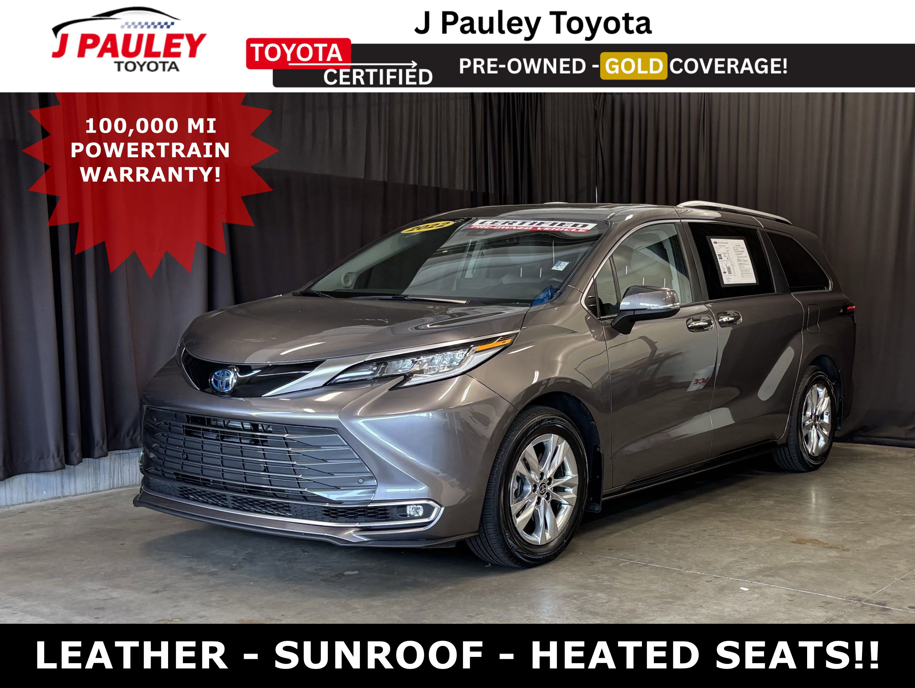 Certified 2022 Toyota Sienna Limited