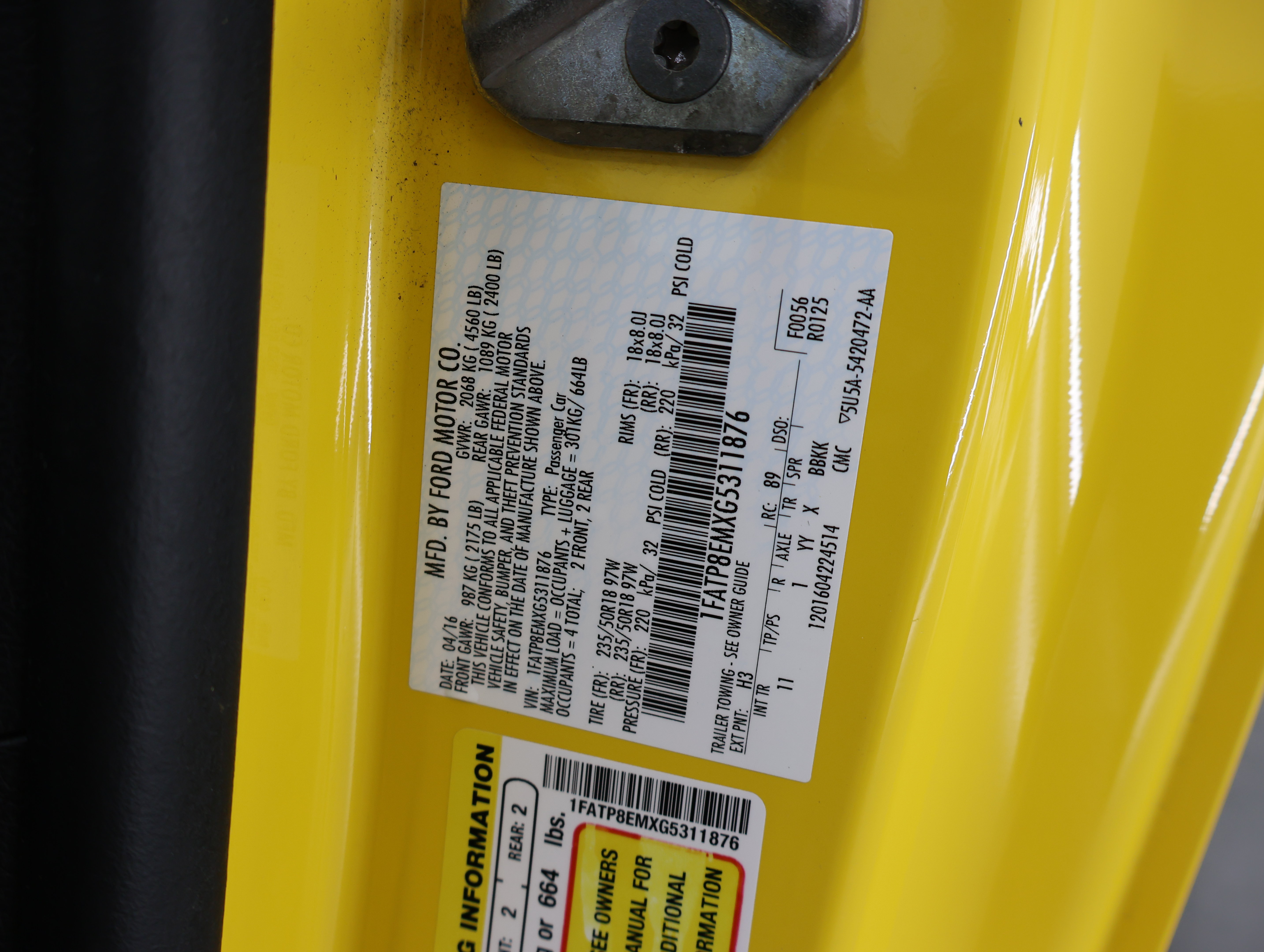 Used 2016 Ford Mustang Convertible w/ Equipment Group 051A RWD image 48