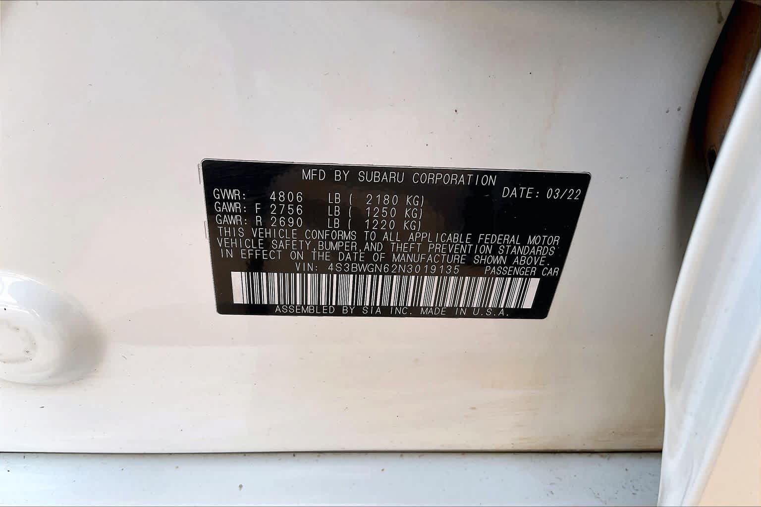Used 2022 Subaru Legacy Limited XT AWD/4WD image 34