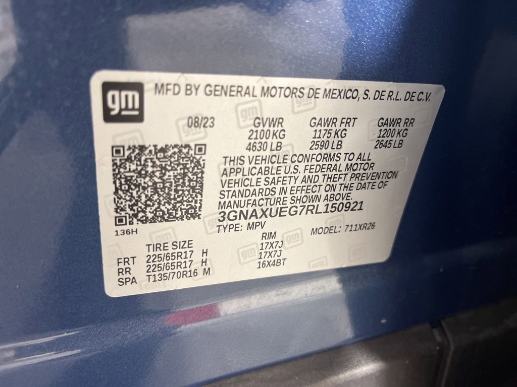 Certified 2024 Chevrolet Equinox LT w/ LPO, Floor Liner Package image 35