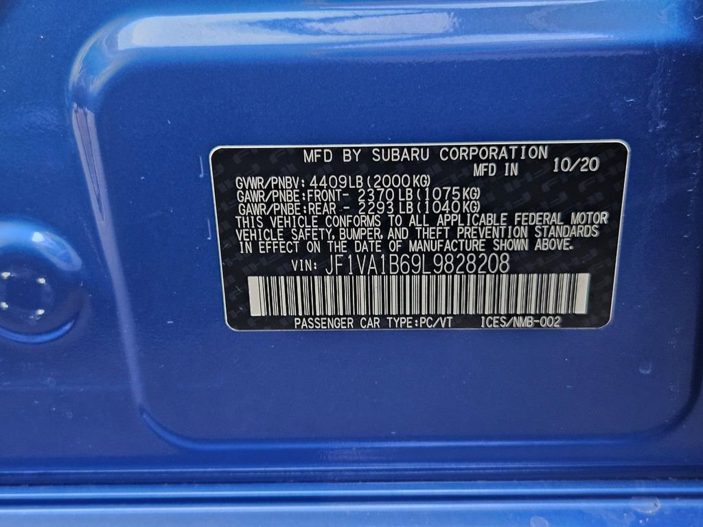 Used 2020 Subaru WRX Premium w/ Performance Package image 32