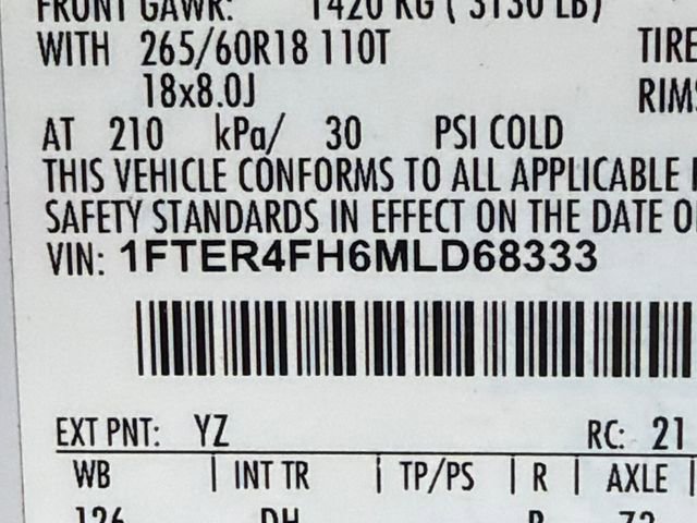 Used 2021 Ford Ranger Lariat w/ Equipment Group 501A High image 32