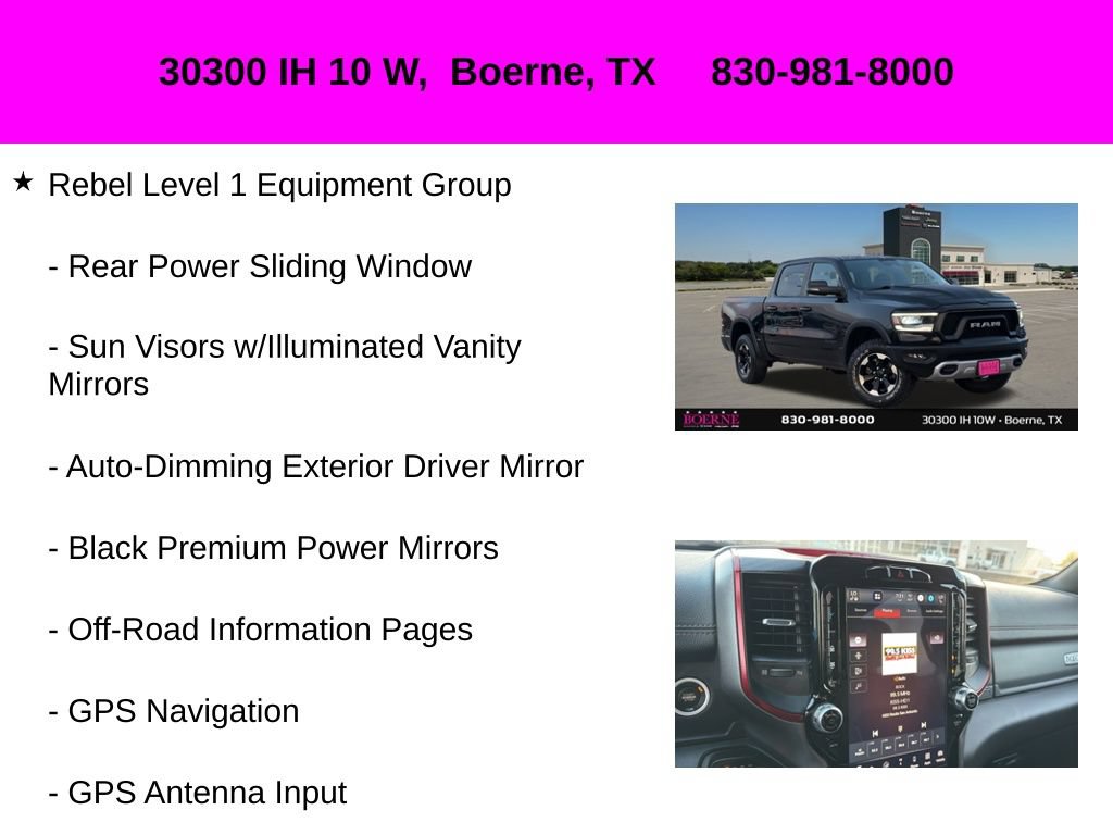 Used 2023 RAM 1500 Rebel w/ Rebel Level 1 Equipment Group AWD/4WD image 20