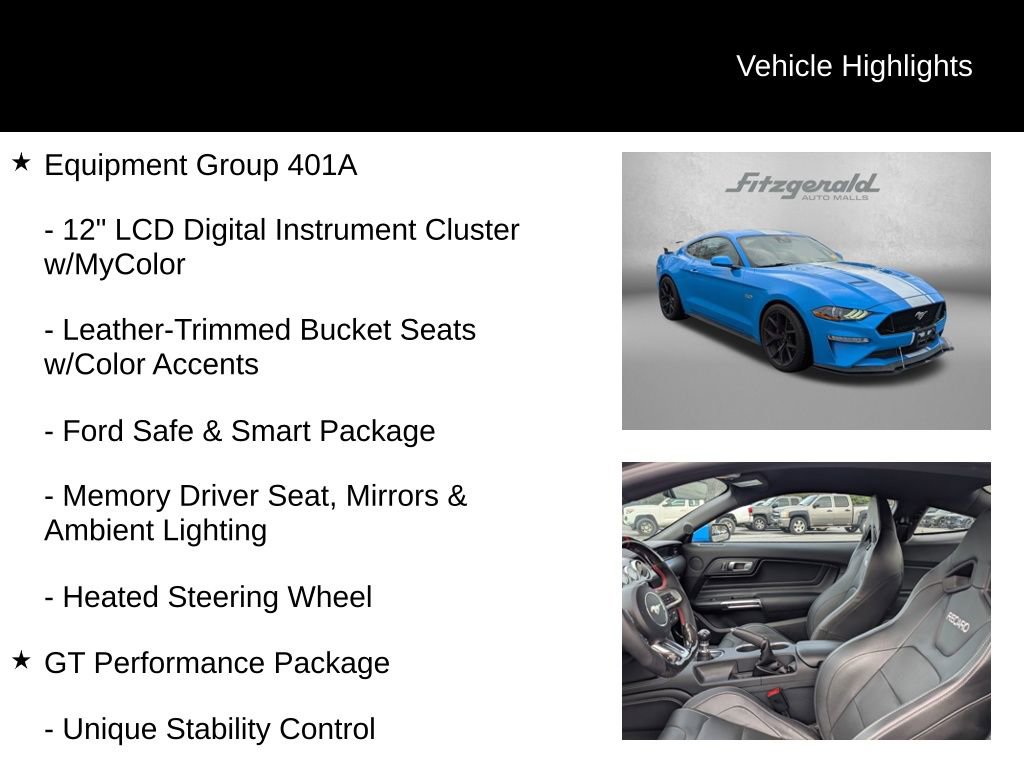 Used 2022 Ford Mustang GT Premium w/ GT Performance Package image 9