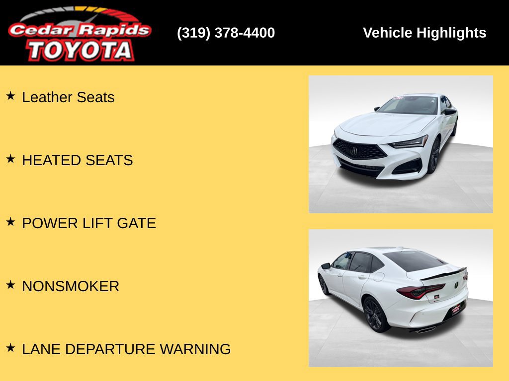 Used 2023 Acura TLX w/ A-SPEC Package FWD image 14